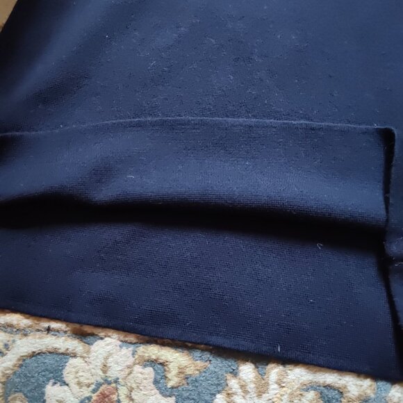 Brooks Brothers Woven Navy A-line Wool Skirt Sz M - Picture 8 of 11